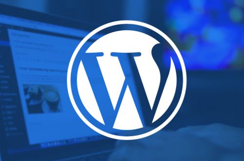 WordPress Menu with logo